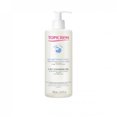 1-2.jpg TOPICREM GEL NETTOYANT 2 EN 1 POUR BEBE 500ML