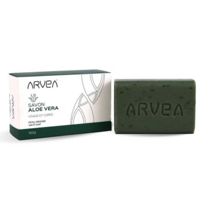 Arvea-Savon-exfoliant-a-aloe-vera-100-g.jpg SAVON ALOE Soins Pour Le Corps