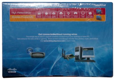 Carte PCI sans fil N double bande WMP600N Linksys