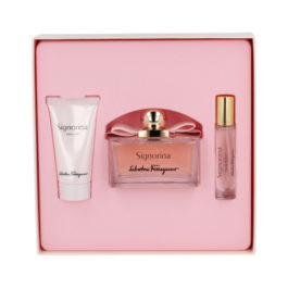 Salvatore Ferragamo Signorina EDP 100 ml + EDP MINI 10 ml + BL 50 ml (femme)