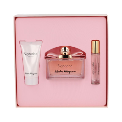 Salvatore-Ferragamo-Signorina-EDP-100-ml-EDP-MINI-10-ml-BL-50-ml-femme.jpg Salvatore Ferragamo Signorina EDP 100 ml + EDP MINI 10 ml + BL 50 ml (femme)