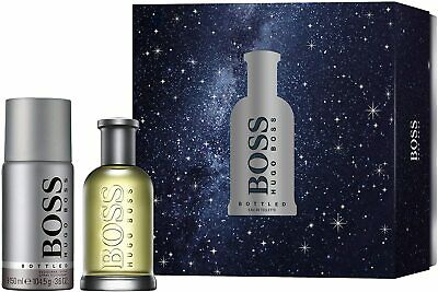 s-l400.jpg HUGO BOSS BOTTLED EAU DE TOILETTE 50ML + DEODORANT SPRAY 150ML